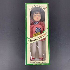Sarahs Attic Katie 10 inch Doll Gold Heart Teaches Responsibility New Open Box
